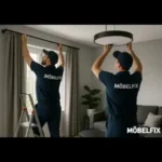 Montage Deckenlampe – Bild 2